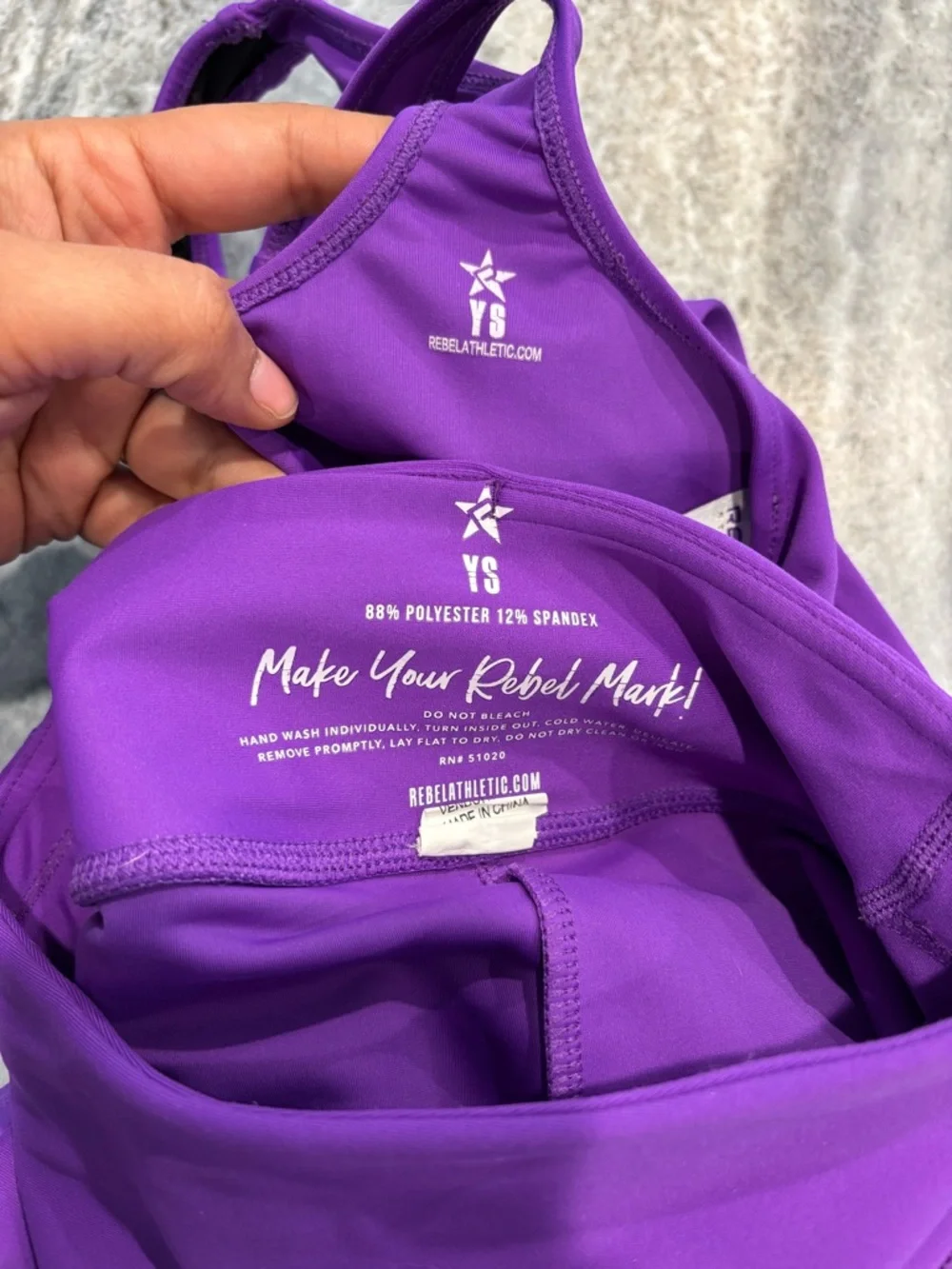 Girls Purple Active Skort & Sports Bra Matching Set